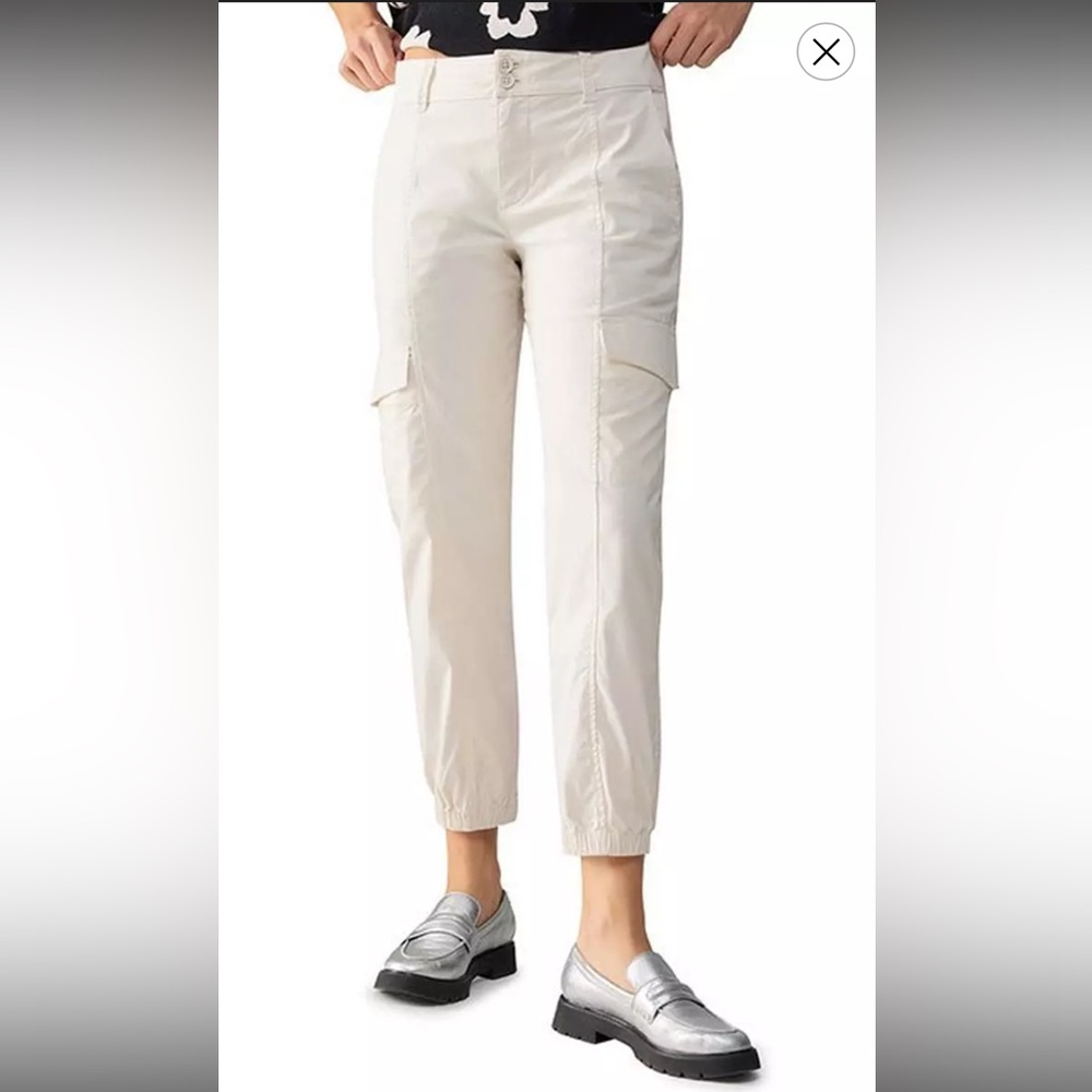 Sanctuary Beige Standard Surplus Cropped Joggers Preppy Size 30